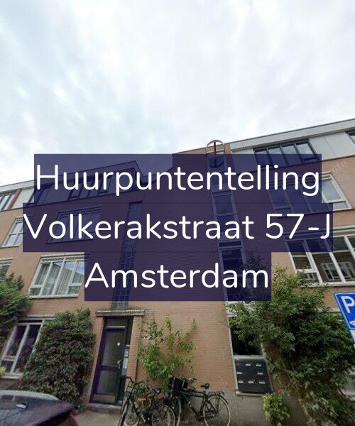 Foto gevel Huurpuntentelling voor Volkerakstraat 57-J, Amsterdam
