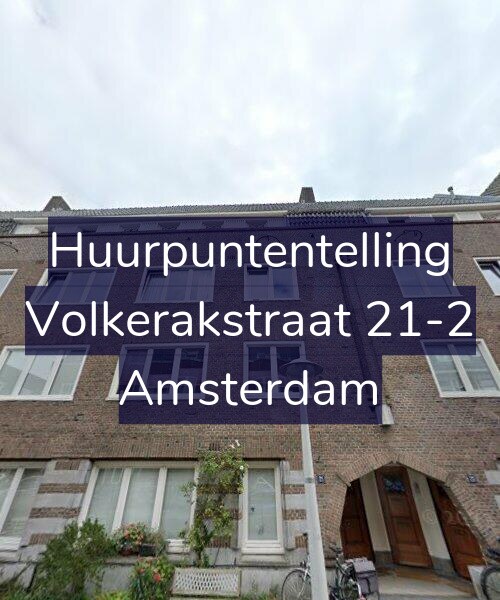 Foto gevel Huurpuntentelling voor Volkerakstraat 21-2, Amsterdam