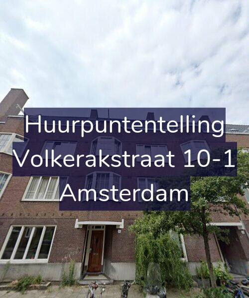 Foto gevel Huurpuntentelling voor Volkerakstraat 10-1, Amsterdam