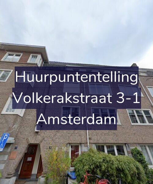 Foto gevel Huurpuntentelling voor Volkerakstraat 3-1, Amsterdam