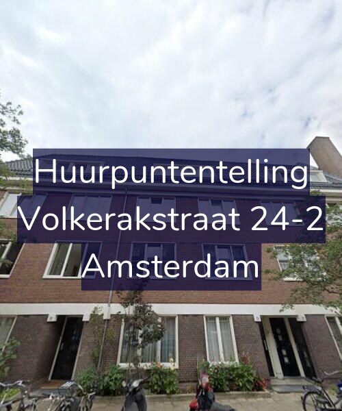 Foto gevel Huurpuntentelling voor Volkerakstraat 24-2, Amsterdam