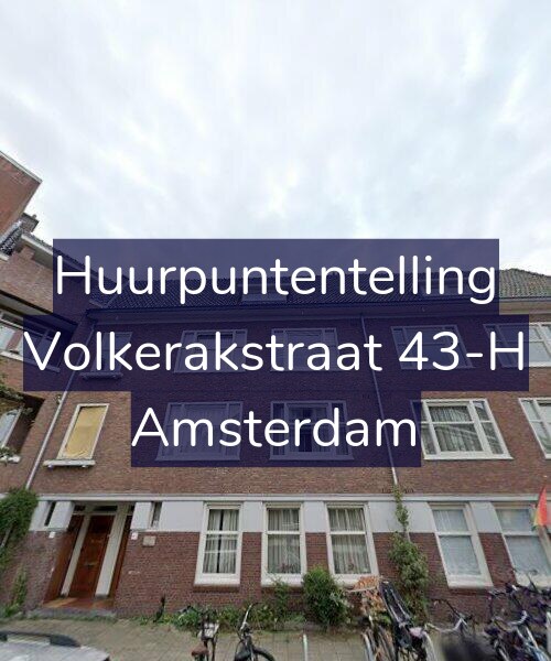 Foto gevel Huurpuntentelling voor Volkerakstraat 43-H, Amsterdam