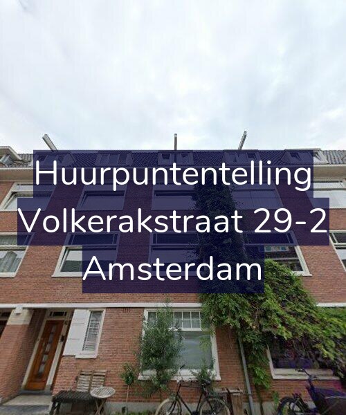 Foto gevel Huurpuntentelling voor Volkerakstraat 29-2, Amsterdam
