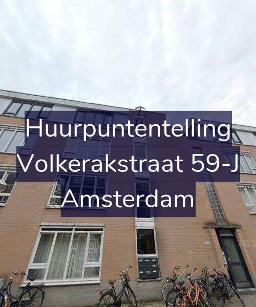 Foto gevel Huurpuntentelling voor Volkerakstraat 59-J, Amsterdam