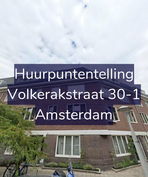 Foto gevel Huurpuntentelling voor Volkerakstraat 30-1, Amsterdam