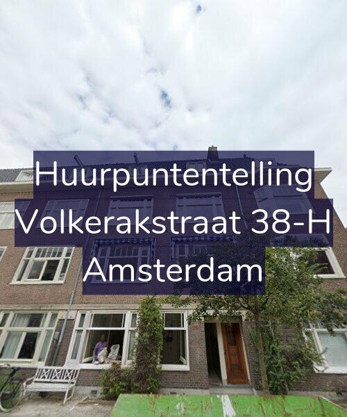 Foto gevel Huurpuntentelling voor Volkerakstraat 38-H, Amsterdam