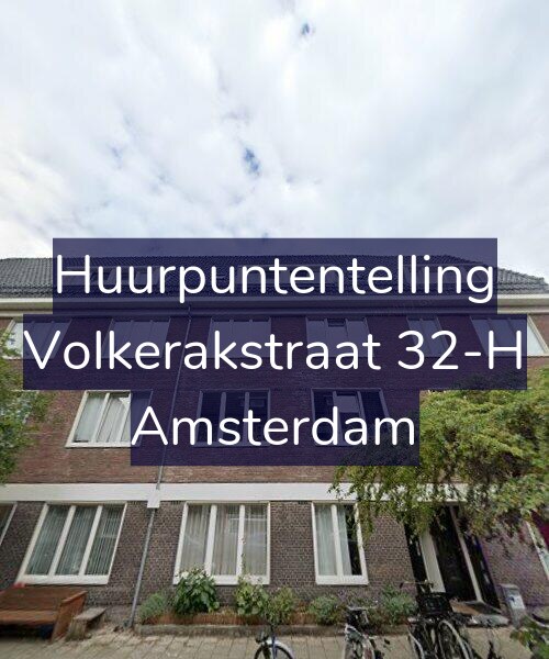 Foto gevel Huurpuntentelling voor Volkerakstraat 32-H, Amsterdam