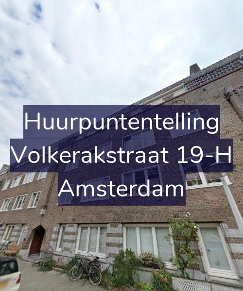 Foto gevel Huurpuntentelling voor Volkerakstraat 19-H, Amsterdam
