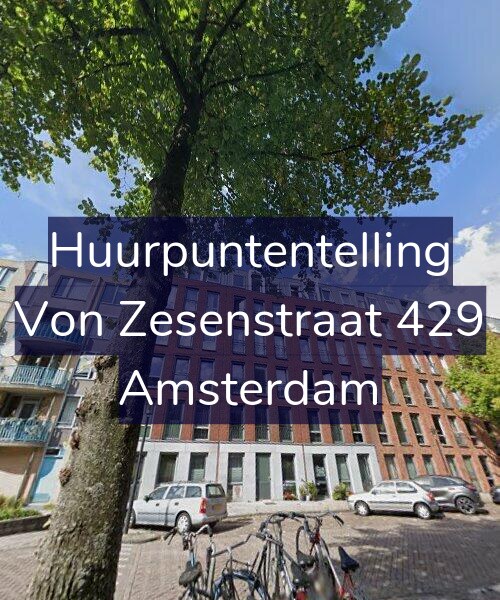 Foto gevel Huurpuntentelling voor Von Zesenstraat 429, Amsterdam