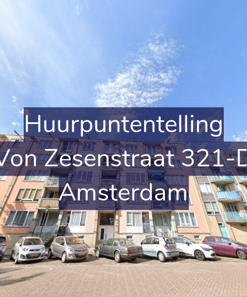 Foto gevel Huurpuntentelling voor Von Zesenstraat 321-D, Amsterdam