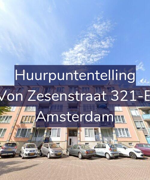 Foto gevel Huurpuntentelling voor Von Zesenstraat 321-B, Amsterdam