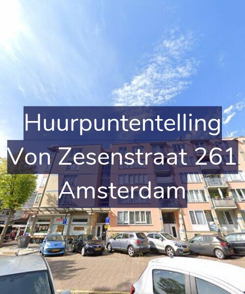 Foto gevel Huurpuntentelling voor Von Zesenstraat 261, Amsterdam