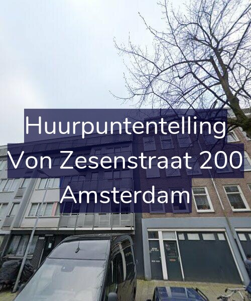 Foto gevel Huurpuntentelling voor Von Zesenstraat 200, Amsterdam