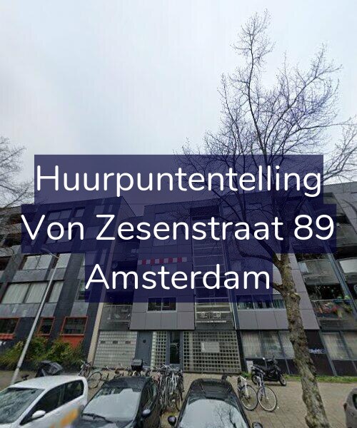Foto gevel Huurpuntentelling voor Von Zesenstraat 89, Amsterdam