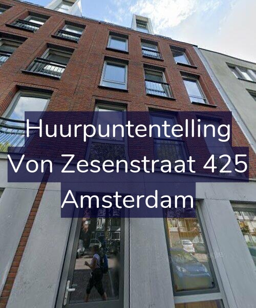 Foto gevel Huurpuntentelling voor Von Zesenstraat 425, Amsterdam