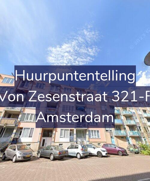 Foto gevel Huurpuntentelling voor Von Zesenstraat 321-F, Amsterdam