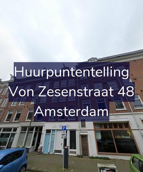 Foto gevel Huurpuntentelling voor Von Zesenstraat 48, Amsterdam