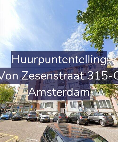 Foto gevel Huurpuntentelling voor Von Zesenstraat 315-C, Amsterdam