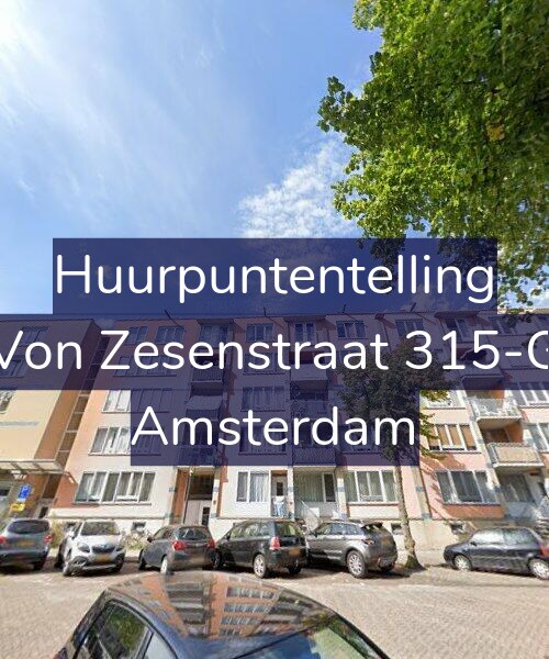 Foto gevel Huurpuntentelling voor Von Zesenstraat 315-G, Amsterdam
