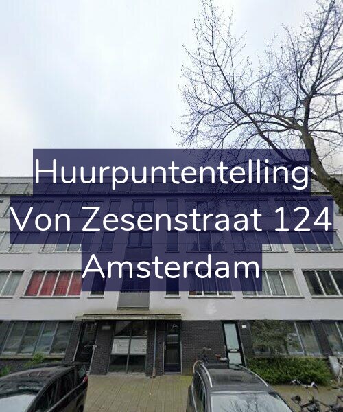 Foto gevel Huurpuntentelling voor Von Zesenstraat 124, Amsterdam