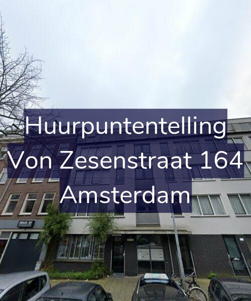 Foto gevel Huurpuntentelling voor Von Zesenstraat 164, Amsterdam