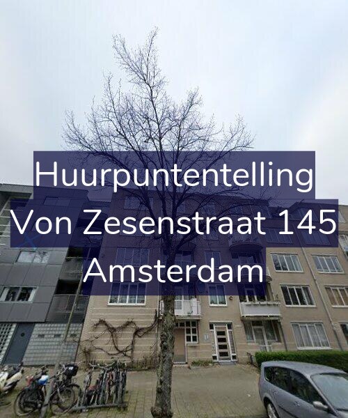 Foto gevel Huurpuntentelling voor Von Zesenstraat 145, Amsterdam