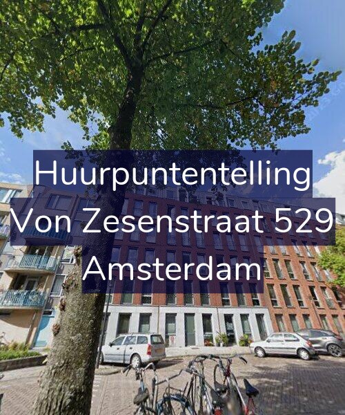 Foto gevel Huurpuntentelling voor Von Zesenstraat 529, Amsterdam