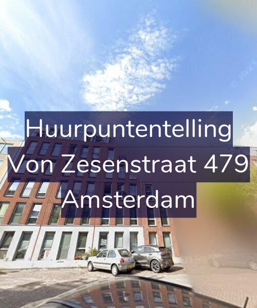 Foto gevel Huurpuntentelling voor Von Zesenstraat 479, Amsterdam