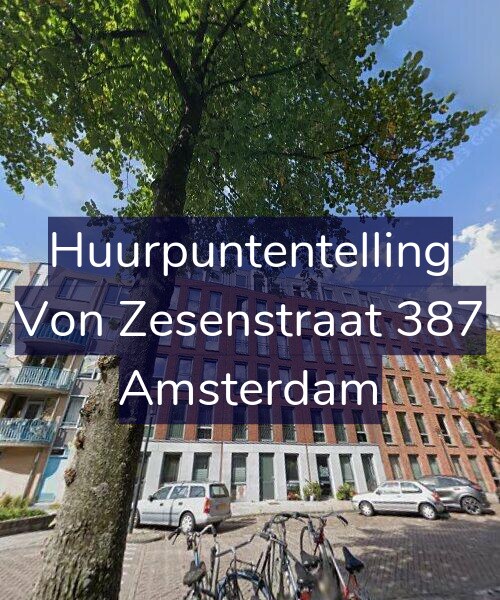 Foto gevel Huurpuntentelling voor Von Zesenstraat 387, Amsterdam