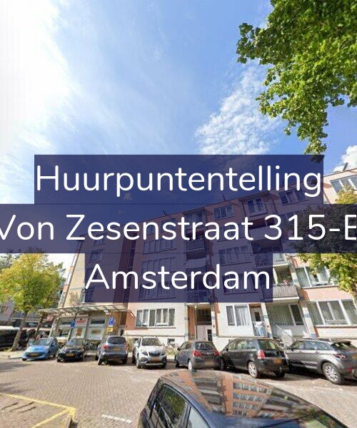 Foto gevel Huurpuntentelling voor Von Zesenstraat 315-B, Amsterdam