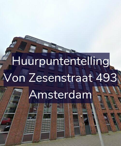 Foto gevel Huurpuntentelling voor Von Zesenstraat 493, Amsterdam