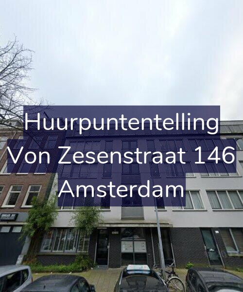 Foto gevel Huurpuntentelling voor Von Zesenstraat 146, Amsterdam
