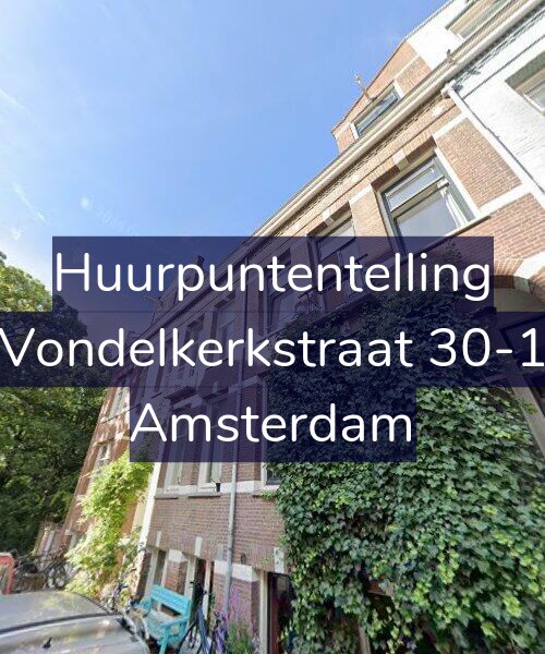 Foto gevel Huurpuntentelling voor Vondelkerkstraat 30-1, Amsterdam