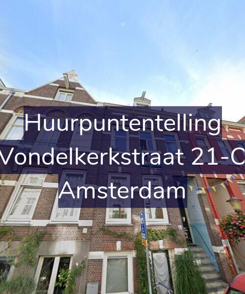Foto gevel Huurpuntentelling voor Vondelkerkstraat 21-O, Amsterdam
