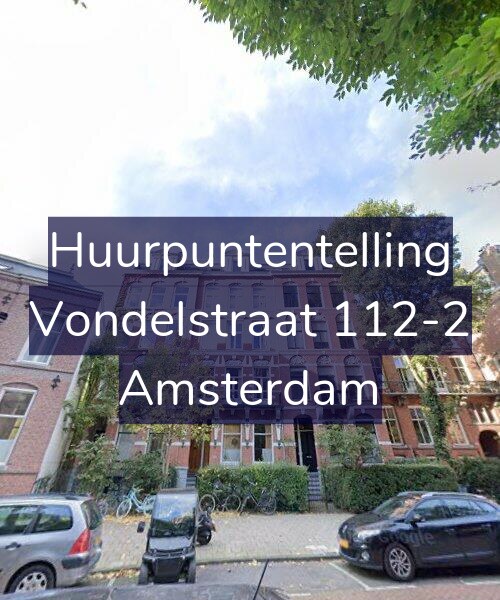Foto gevel Huurpuntentelling voor Vondelstraat 112-2, Amsterdam