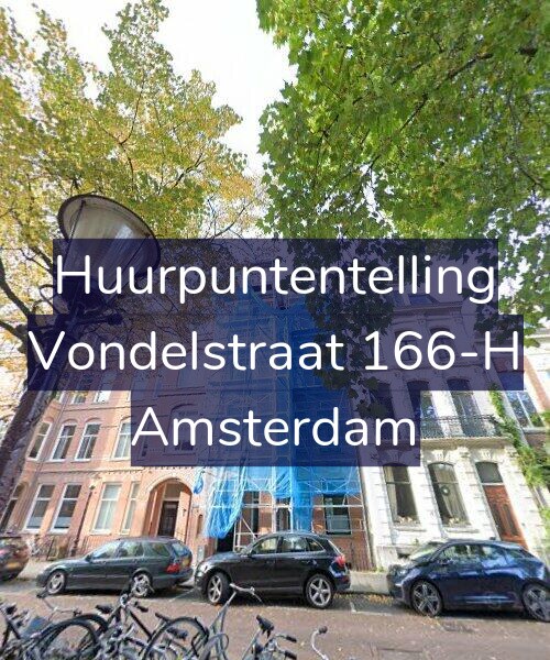 Foto gevel Huurpuntentelling voor Vondelstraat 166-H, Amsterdam