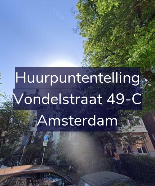 Foto gevel Huurpuntentelling voor Vondelstraat 49-C, Amsterdam