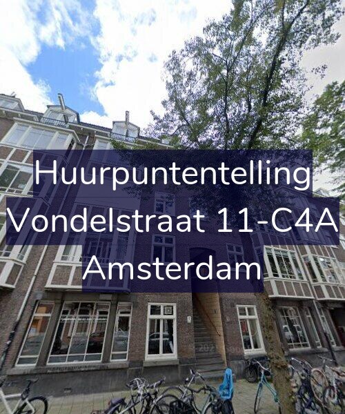 Foto gevel Huurpuntentelling voor Vondelstraat 11-C4A, Amsterdam