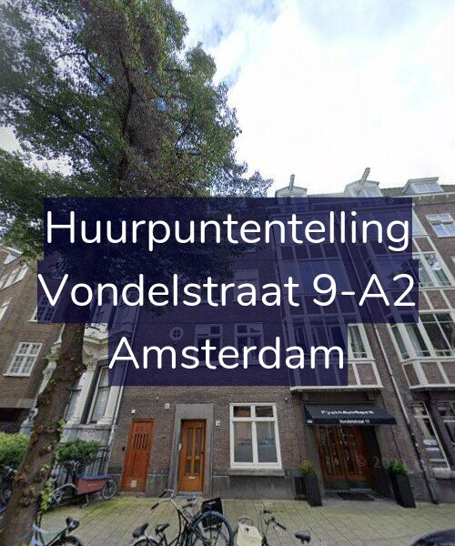 Foto gevel Huurpuntentelling voor Vondelstraat 9-A2, Amsterdam
