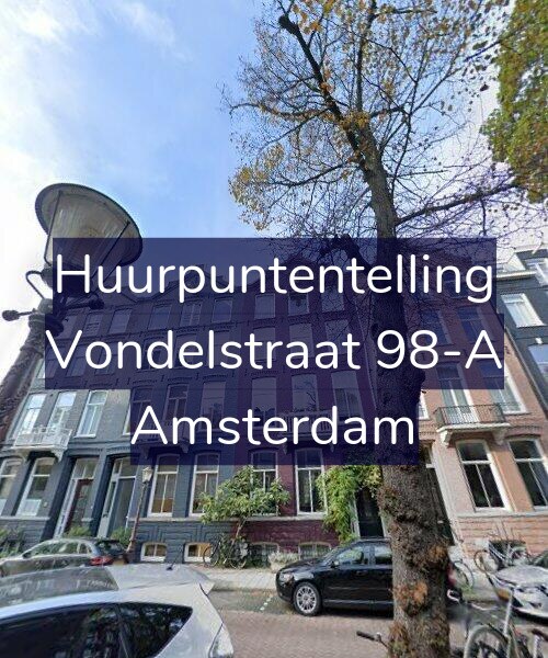 Foto gevel Huurpuntentelling voor Vondelstraat 98-A, Amsterdam