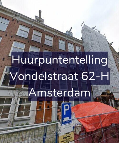 Foto gevel Huurpuntentelling voor Vondelstraat 62-H, Amsterdam