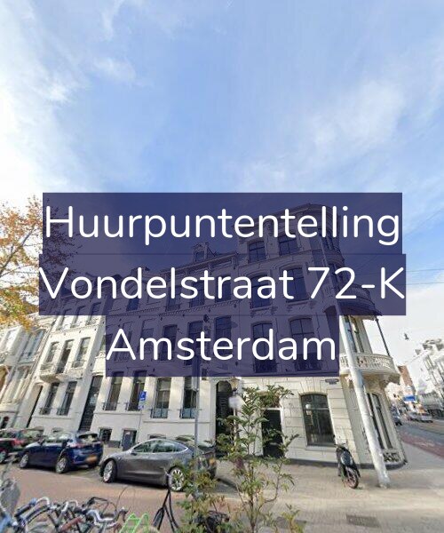 Foto gevel Huurpuntentelling voor Vondelstraat 72-K, Amsterdam