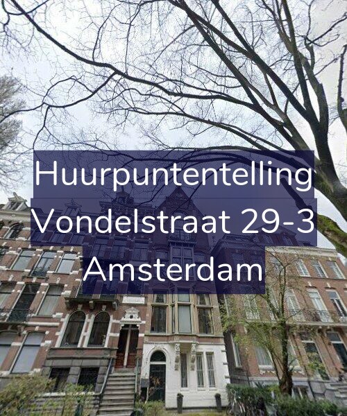 Foto gevel Huurpuntentelling voor Vondelstraat 29-3, Amsterdam