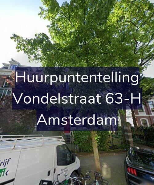 Foto gevel Huurpuntentelling voor Vondelstraat 63-H, Amsterdam