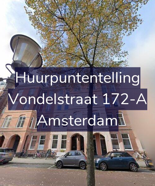 Foto gevel Huurpuntentelling voor Vondelstraat 172-A, Amsterdam