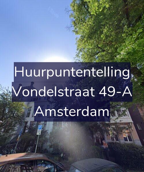 Foto gevel Huurpuntentelling voor Vondelstraat 49-A, Amsterdam
