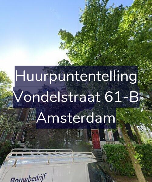 Foto gevel Huurpuntentelling voor Vondelstraat 61-B, Amsterdam