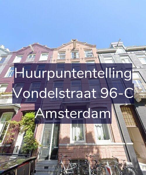 Foto gevel Huurpuntentelling voor Vondelstraat 96-C, Amsterdam