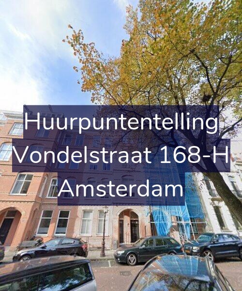 Foto gevel Huurpuntentelling voor Vondelstraat 168-H, Amsterdam