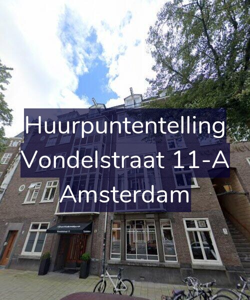 Foto gevel Huurpuntentelling voor Vondelstraat 11-A, Amsterdam